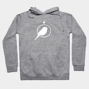 Budgie parrot, minimal design of Parakeet for bird lovers Hoodie